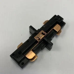 TRACK STRAIGHT CONNECTOR BLACK