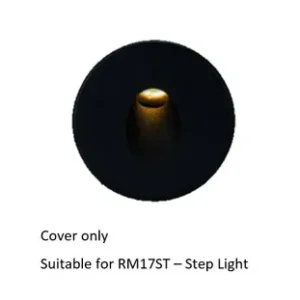 Cover for RM17ST Step Light Black Circular- Circular